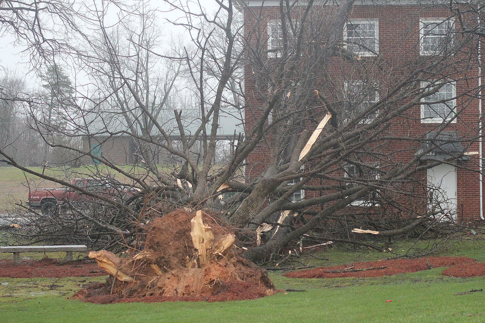 Tornado damage